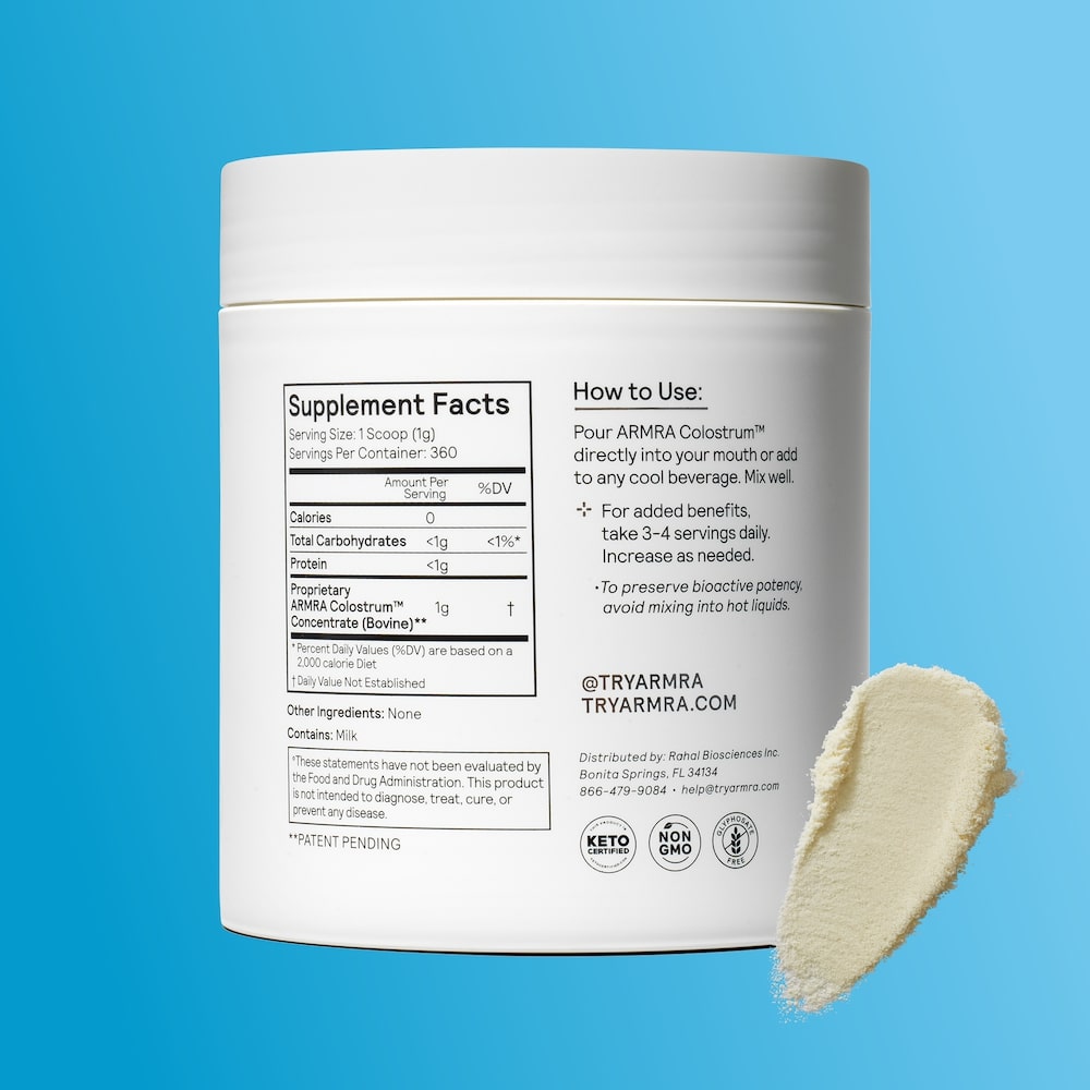 ARMRA Health Revival Unflavored Jar Nutrition facts and how to use. 