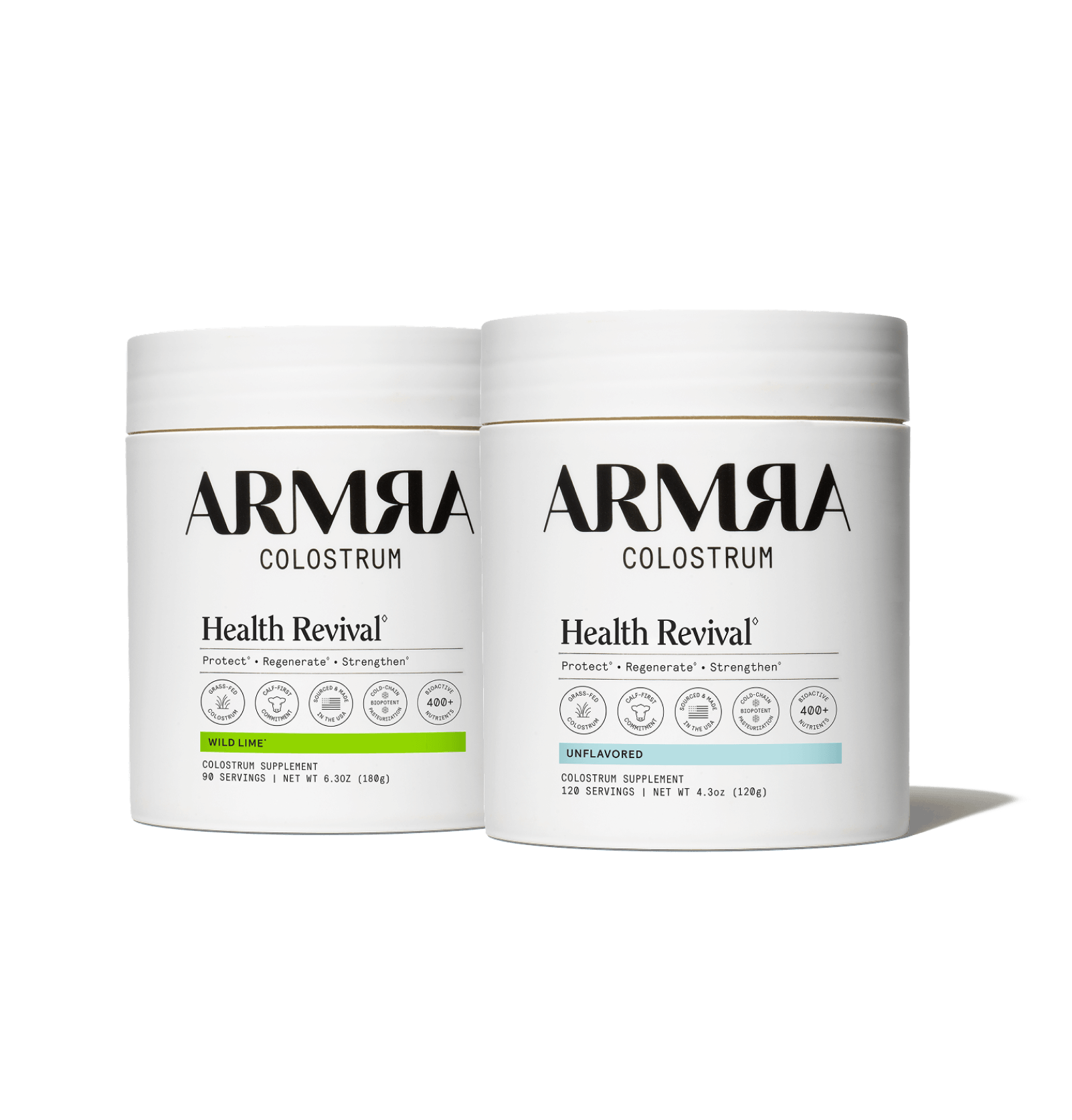 ARMRA Limelight Bundle - ARMRA Unflavored and ARMRA Wild Lime